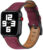 4wrist Kožený řemínek s prošíváním pro Apple Watch – Burgundy 38/40/41 mm