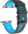 4wrist Silikonový řemínek pro Apple Watch – Black/Blue 38/40/41 mm