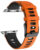 4wrist Silikonový řemínek pro Apple Watch – Orange/Black 38/40/41 mm