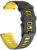 4wrist Silikonový řemínek pro Garmin 20 mm – Black/Yellow