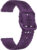 4wrist Silikonový řemínek s květinovým vzorem 22 mm – Violet
