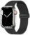 4wrist Silikonový řemínek s magnetickou sponou pro Apple Watch 38/40/41 mm – Black