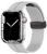 4wrist Silikonový řemínek s magnetickou sponou pro Apple Watch 38/40/41 mm – Grey