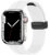 4wrist Silikonový řemínek s magnetickou sponou pro Apple Watch 38/40/41 mm – White