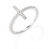 Amen Třpytivý stříbrný prsten se zirkony Diamonds RCRBBZ 54 mm