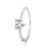 Brilio Silver Romantický dámský prsten ze stříbra RI042W 58 mm