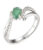 Brilio Silver Stříbrný prsten se smaragdem Precious Stone CR/SR09000D 50 mm