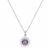 Brilio Silver Třpytivý stříbrný náhrdelník s duhovým topazem Mystic Stone SP04453A (řetízek, přívěsek)