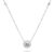 Brilio Silver Třpytivý stříbrný náhrdelník se zirkony NCL87W