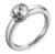 Brosway Půvabný ocelový prsten s krystalem Affinity BFF172 54 mm