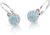 Cutie Jewellery Dětské náušnice z bílého zlata C2150-10-X-2 růžová