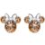 Disney Třpytivé stříbrné náušnice pecky Minnie Mouse ES00013SJUNL.CS