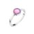 Evolution Group Stříbrný prsten s růžovým opálem 15001.3 pink 52 mm