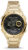 Fossil Everett Solar-Powered Digital Gold Tone Stainless Steel Watch FS5862