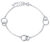 JVD Stříbrný náramek s kroužky SVLB0181XH20000