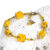 Lampglas Elegantní náramek Amber Dream z perel Lampglas BCU56