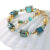 Lampglas Slušivý náramek Emerald Oasis s 24karátovým zlatem v perlách Lampglas BCU68