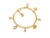 Liu Jo Modní pozlacený náramek s přívěsky Brilliant LJ1652