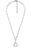 Michael Kors Romantický stříbrný náhrdelník se zirkony Pavé Heart MKC1647CZ040