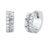 Michael Kors Stříbrné kruhové náušnice s kubickými zirkony Premium MKC1579AN040