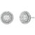 Michael Kors Třpytivé stříbrné náušnice se zirkony Brilliance MKC1588AN040