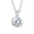 Modesi Okouzlující stříbrný náhrdelník se zirkony M41063 (řetízek, přívěsek)