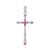 MOISS Originální stříbrný přívěsek Křížek se zirkony P0001240