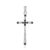MOISS Originální stříbrný přívěsek Křížek se zirkony P0001241
