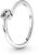 Pandora Romantický stříbrný prsten se srdíčkem People 199267C02 58 mm