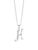 Preciosa Stříbrný náhrdelník písmeno „H“ 5380 00H (řetízek, přívěsek)