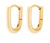 Rosefield Luxusní pozlacené náušnice kruhy Essentials JEOLG-J567/JEOSG-J569 2,5 x 1,6 cm