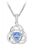 Silver Cat Módní náhrdelník s kubickými zirkony SC525 (řetízek, přívěsek)