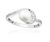 Silver Cat Stříbrný prsten s kubickými zirkony a pravou perlou SC496 52 mm