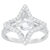 Swarovski Luxusní prsten s třpytivými krystaly Sparkling Dance 5349666 52 mm