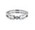 Tommy Hilfiger Jemný ocelový prsten s krystalem TH2780100 58 mm