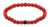 Troli Korálkový náramek z červeného howlitu a onyxu 17 cm
