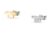 Trussardi Elegantní asymetrické náušnice se zirkony T-Logo TJAXC37