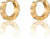 Victoria Walls Pozlacené kruhové náušnice s krystaly VE1112G