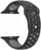 4wrist Silikonový řemínek pro Apple Watch – Černá/Šedá 42/44/45/49 mm